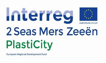 Interreg 2 seas PlastiCity logo.